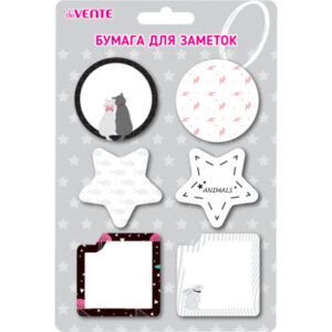 Бумага для заметок Cat Love бумаж 45x45 мм 6x20л 2011102