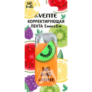 Корректор лента 5ммx6м Tutti-Frutti Kiwi неон оранж непрозр 4062007