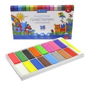 Пластилин 16цв Globus Классический 320г ПЛ16-06К 8042993