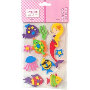 Наклейки объемные Подводный мир из фоамирана 110x180мм 8002014