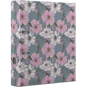 Папка регистратор 75мм Flowers мат ламин картон разобранная 3091101
