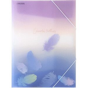 Папка с резинкой A4 Feather 320x240мм 400мкм искрящаяся фактура 3070952