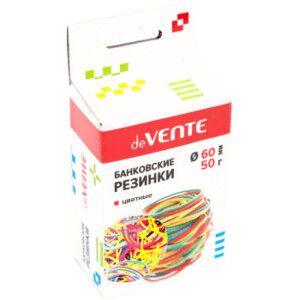 Резинки банковские 60мм 50г цветные 4152308