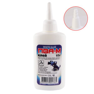 Клей ПВА М  65г Экспоприбор с дозатором и съемным колпачком евро/13-65М-1 4041606