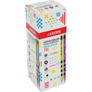 Карандаш ч/г HB с ластиком Neon Rave 2мм 5032905