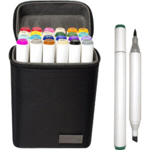 Набор скетчмаркеров 24цв двухсторонних Emotion 2мм кистевидный скошенн 5044111