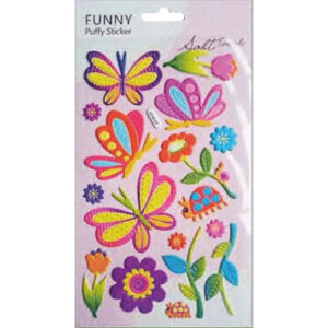 Набор наклеек Summer day объемные мягкие 12x20см 8002116