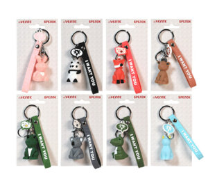 Брелок резиновый Animal 2,5x4,7см в комплекте с петлей 9020009