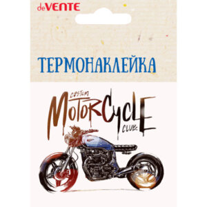 Термонаклейка для декора Motorcycle текстиль изделий 22x18,5см 8002149