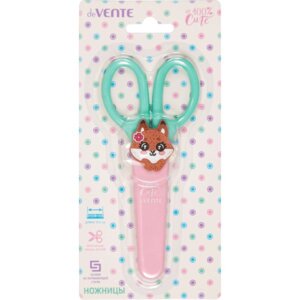 Ножницы 13,5см 100%  Cute Fox пласт кольца защитный футляр 8010011