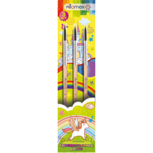 Набор кистей 3шт колонок № 1 3 6  деревянн ручка 8072740