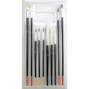 Набор кистей 10шт Art Пони и Щетина круглые короткие в асс 8072133