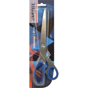 Ножницы 20см Solid цельнометаллические прорезиненные асимметричные кольца 4091702