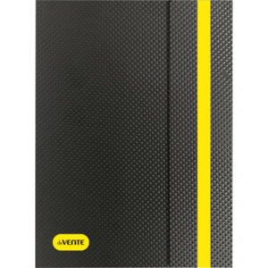 Папка 20 вкладыш A5 MonoChrome 156x225x20мм 500мкм Черная с неон желт 3101927