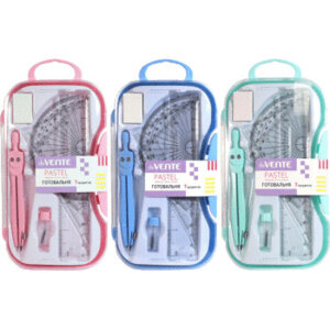 Готовальня 7 предм Pastel цв пастельные асс 5093002