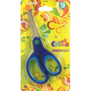 Ножницы детские 13см Cosmo с закругленными лезвиями прорезиненными ручками 8010303