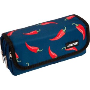 Пенал 2 отд 20,5x9,5x7см Limited Edition Chili Peppers плотная ткань twill прямоугол 7029209