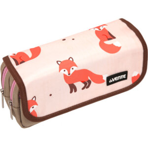 Пенал 2 отд 20,5x9,5x7см Limited Edition Foxes плотная ткань twill прямоугол 7029201