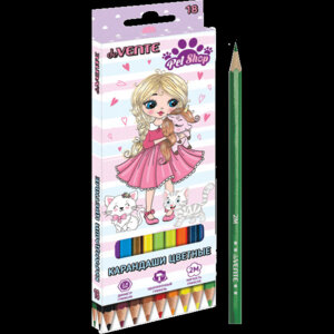 Карандаши 18цв Pet Shop 2М грифель 2,8мм шестигран 5023203