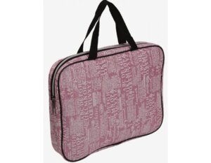 Сумка текстиль с ручками A4 36x29x7см Text с искрящейся поверхн 8054268