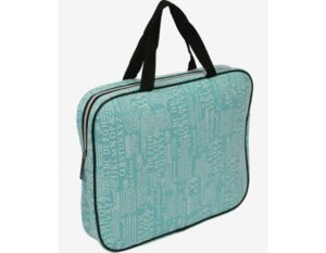 Сумка текстиль с ручками A4 36x29x7см Text с искрящейся поверхн 8054269