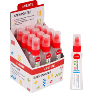 Клей роллер канцелярский 50г на водной основе в плас бут карандаше 4040013