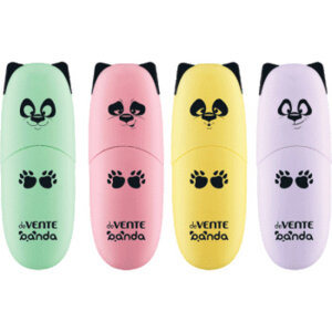 Текстовыделитель Panda плоский мини корп с ушками и запечаткой скошен након 5045101