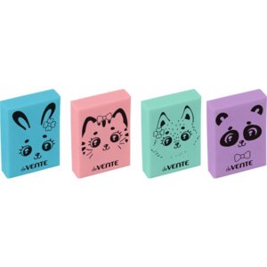 Ластик 32x23x7мм синтетический каучук прямоугол цв dust-free 100% Cute 4070101