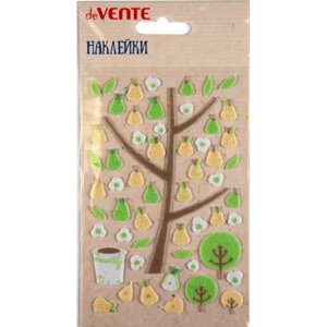 Набор наклеек для творчества из фетра Pear tree 9,5x15см самокл 8002267