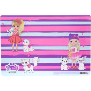 Накладка на стол 43x29см Pet Shop пласт 500мкм с цв рис 8061219