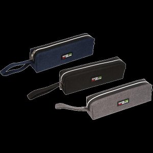 Пенал 1 отд 21x6x4см May Be YES прямоугольный текстильный на молнии с отделкой иск кожа 7025226