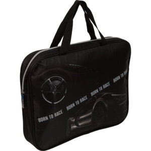Сумка текстиль с ручками A4 36x28x8см Born To Race с текстиль расшир 8054280