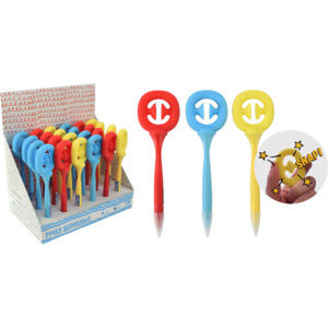 Ручка шар 0,7 мм Синяя подарочная Snappers Anti-stress с декор элементом в виде силикон 9021103