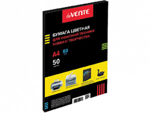 Бумага цветная для офисной техники 50л А4 для сухих техник A4 ри хобби и творч 2072100