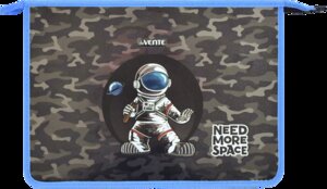 Папка для тетр на молнии A4 33,7x24,3x5см Need More Space пласт с текстиль расшир 5см 8053214