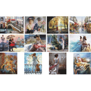 Живопись по номерам Persons размер 40x50см ассорти 12 дизайнов 9070704