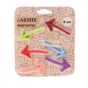 Магнит для доски 6шт Arrows цв асс 5,5x2,7x0,6см 6021212
