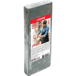 Пластилин скульптурный 1000г оливковый пленка мягкий 8042910