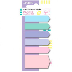 Набор закладок самокл 44x11мм и 44x24мм 20л Pastel бумажные офсет 2011215