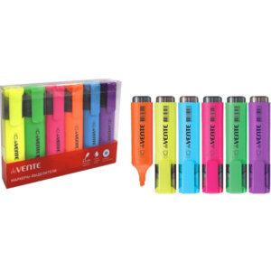 Набор текстовыделителей 6цв желт зел оран роз гол сирен плос корп 5045215