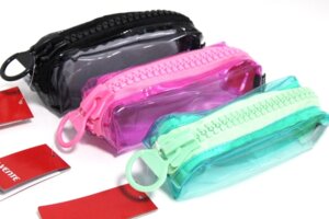 Пенал 1 секц 20x6x5,5см Brutal прямоугольный на большой пласт тракторной молнии прозр 7020356