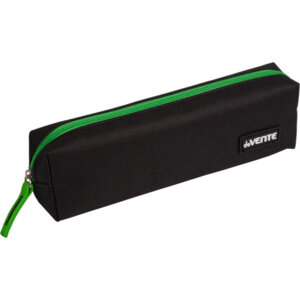 Пенал 1 отд 21x6x4см Black черный с салатовым 7029323