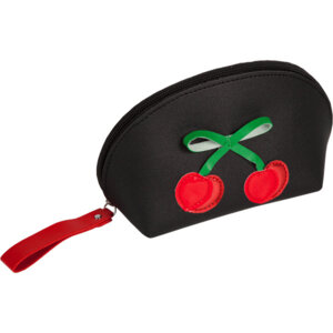 Пенал косметичка 21x12x7см Cherry мат иск кожа на молнии с бегунком петлей 7026315