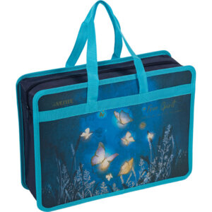 Папка для тетрадей с ручками A4 34x25x10см Free Spirit с текстильным расш 8057330