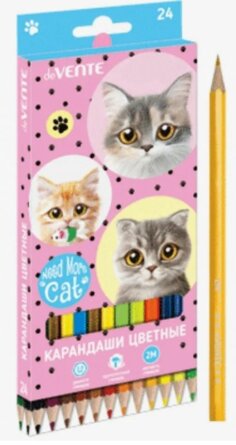 Карандаши 24цв Need More Cats 5024316