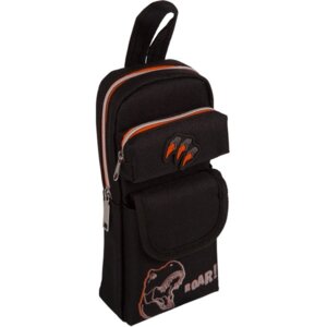 Пенал T-Rex 21x9x7,5см прямоугольный вертик текстиль на молнии наружный карм 7029342