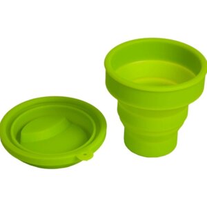 Стакан для ИЗО School силикон складной салатовый 80x90x80мм 8071303