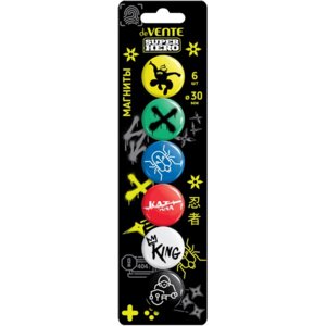 Магнит для доски офисной SuperHero 30мм 6шт 6021318