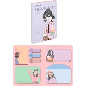 Набор клейкой бумаги для заметок Mentality 115x158мм 16x45мм 48x70мм 2010220