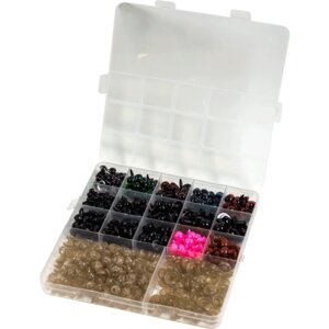 Набор для декорирования Глазки и носики пластиковый 250 шт тип крепления - винтовой 8001317